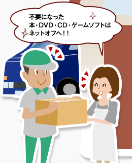 ご不要になった本・DVD・CD・ゲームソフトはネットオフへ！！